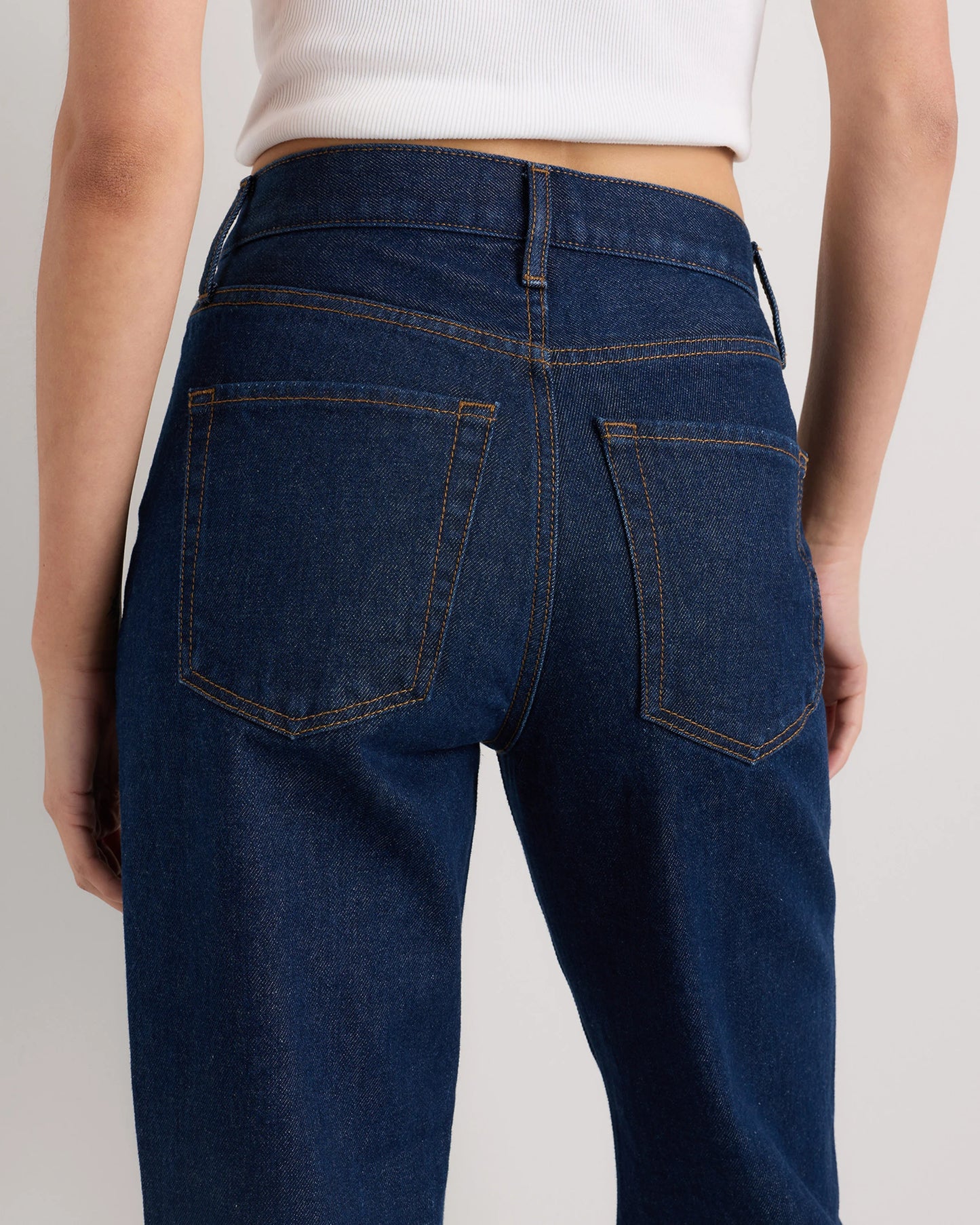Bella Rigid Straight Jeans - 24 / Powder Blue Raw Hem