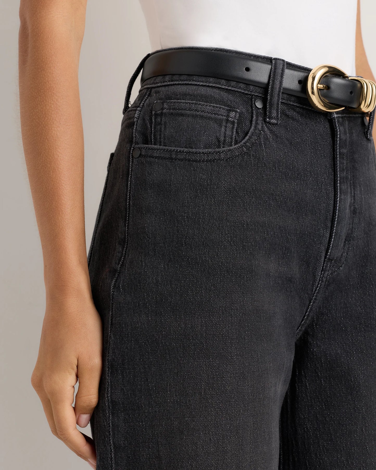 Bella Stretch Barrel Jeans - 24 / Cool Blue