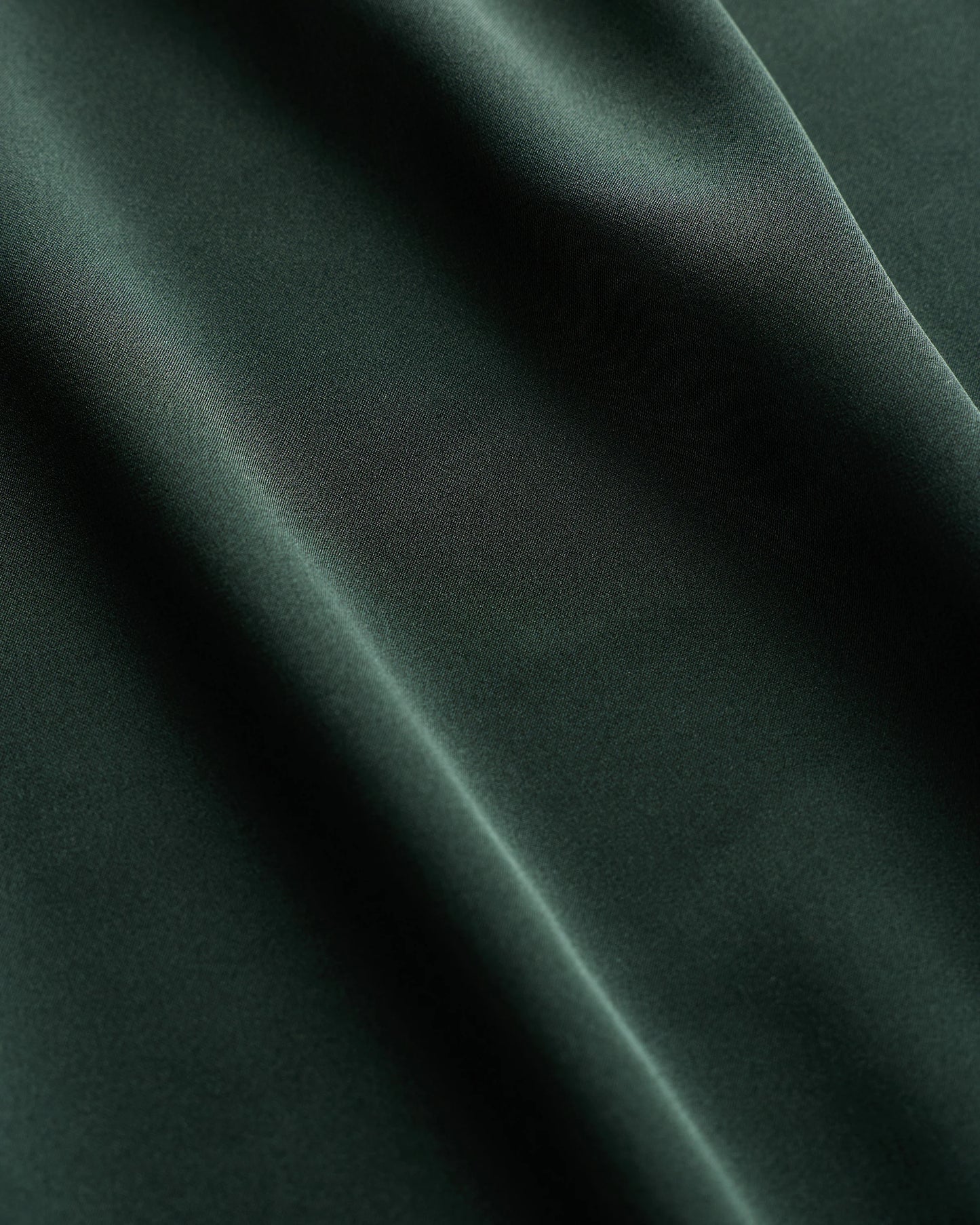Washable Stretch Silk Shell Tank - XS / Forest Green