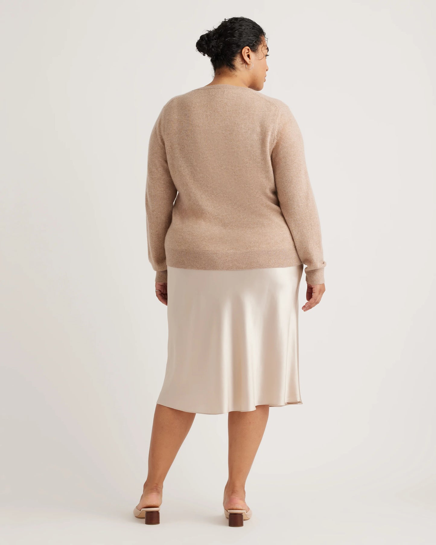 100% Washable Silk Skirt - 1X / Wine Tasting Red