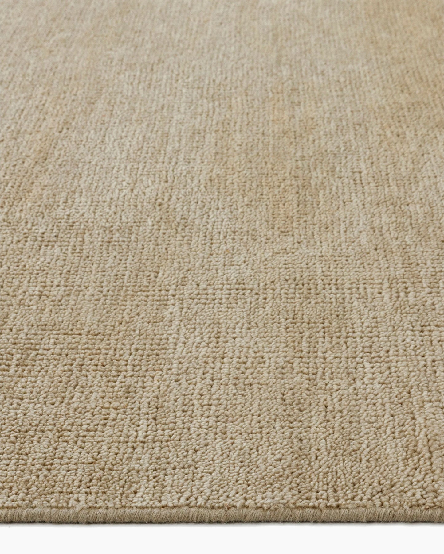 Lee Hand-Knotted Wool Rug - 5' x 8' / Oat