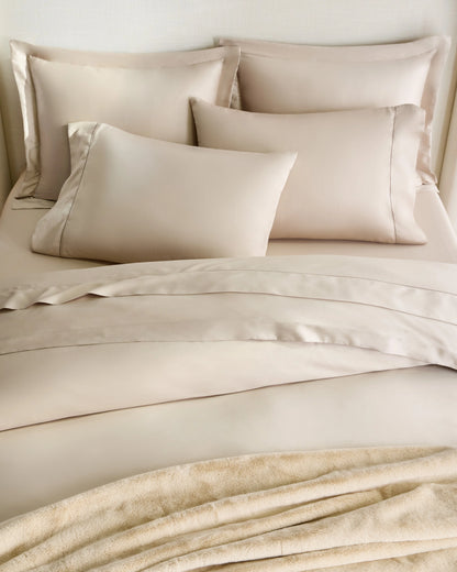 Signature Giza Cotton Sateen Euro Sham - Euro / Mineral