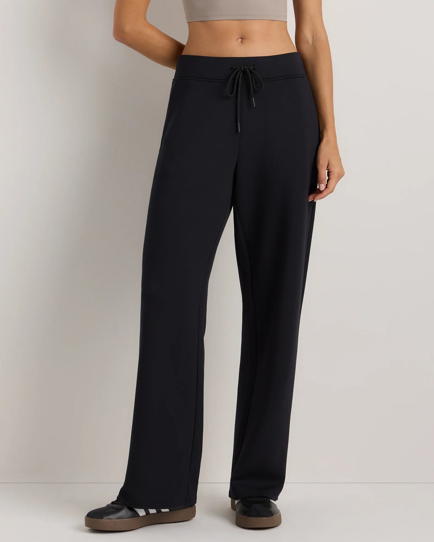 CloudComfort Wide Leg Pants - XS / Pebble Beige