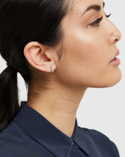 14K Gold Bold Hoops - One Size / Yellow Gold