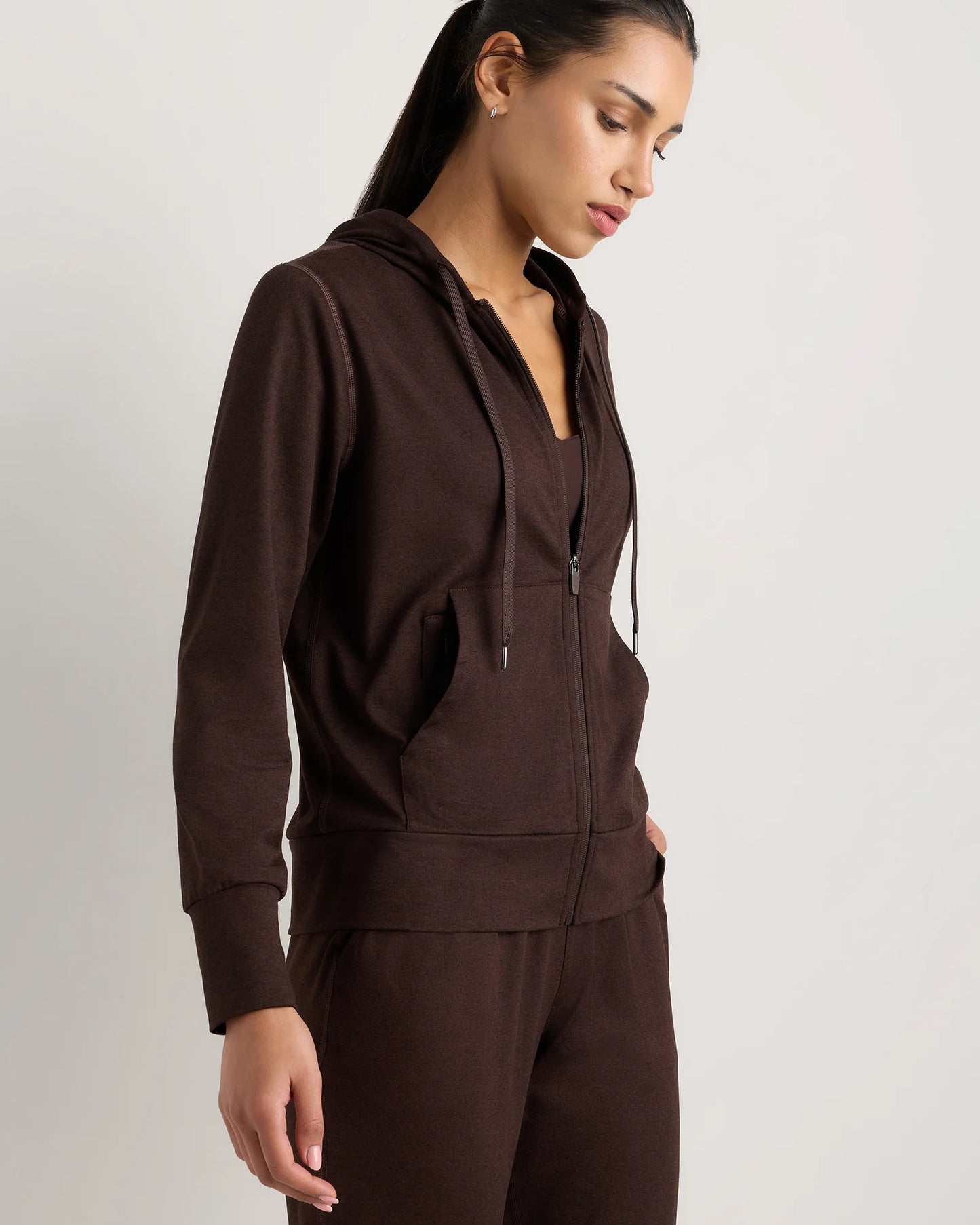 Flowknit Full-Zip Hoodie - XS / Heather Deep Navy