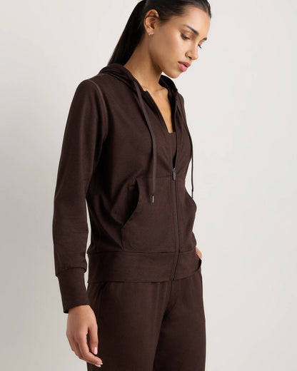 Flowknit Full-Zip Hoodie - XS / Heather Deep Navy