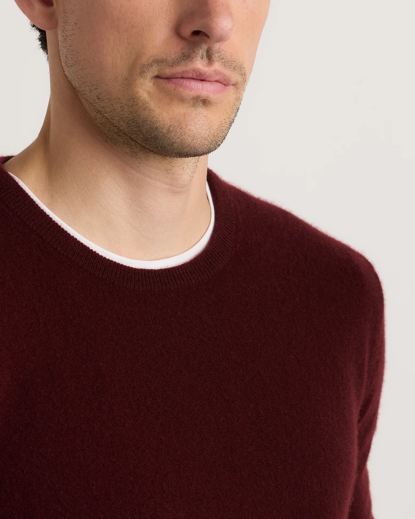 Mongolian Cashmere Crewneck Sweater - XS / Black