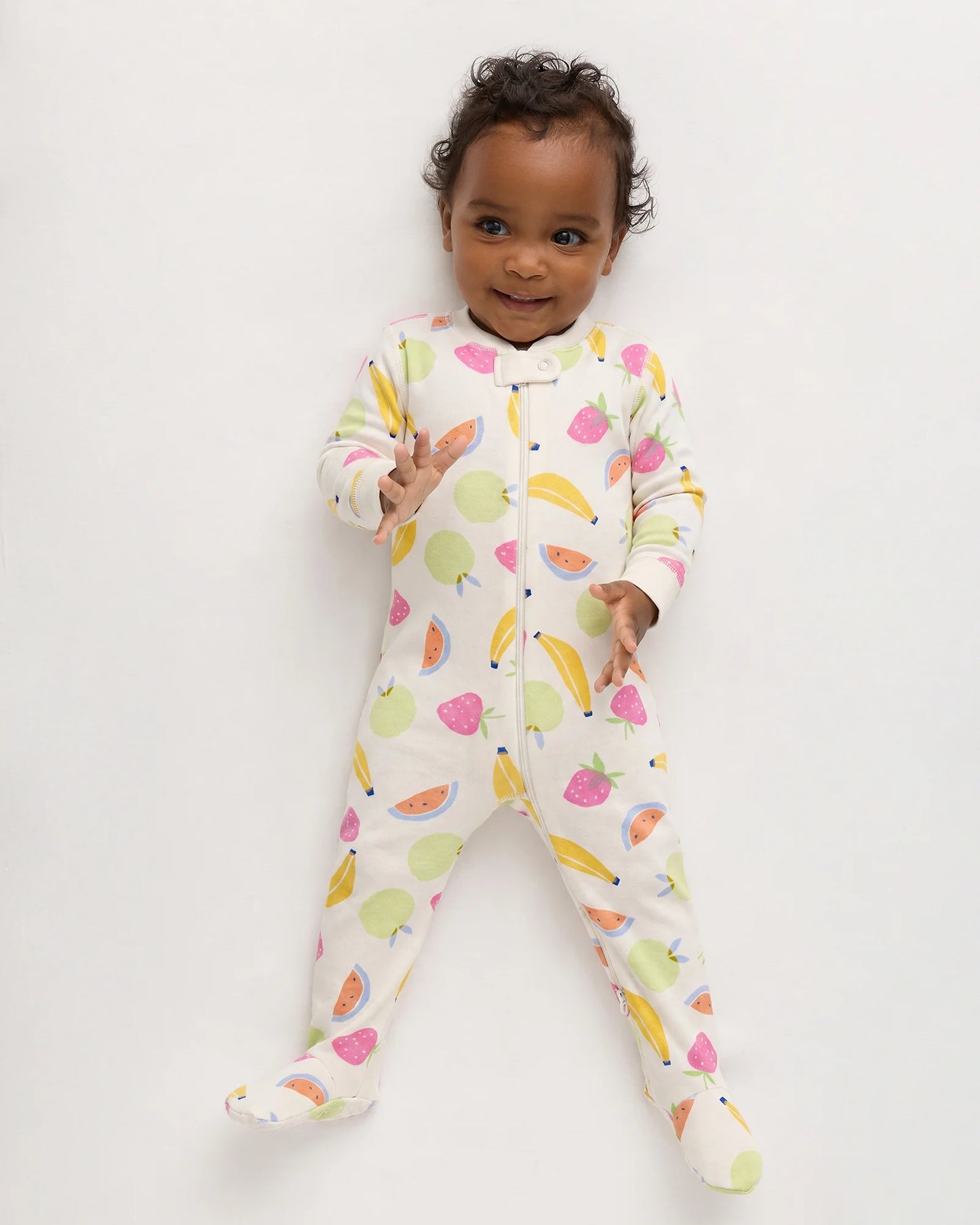 100% Organic Cotton Footie Pajama - 0-3M / Vehicles