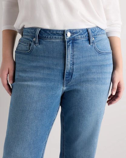 Luna Stretch Flare Jeans - 33 / Seaside Blue