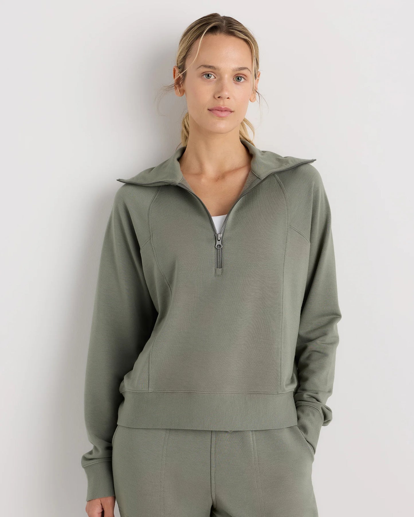 SuperSoft Fleece Half Zip - XS / Dried Fig