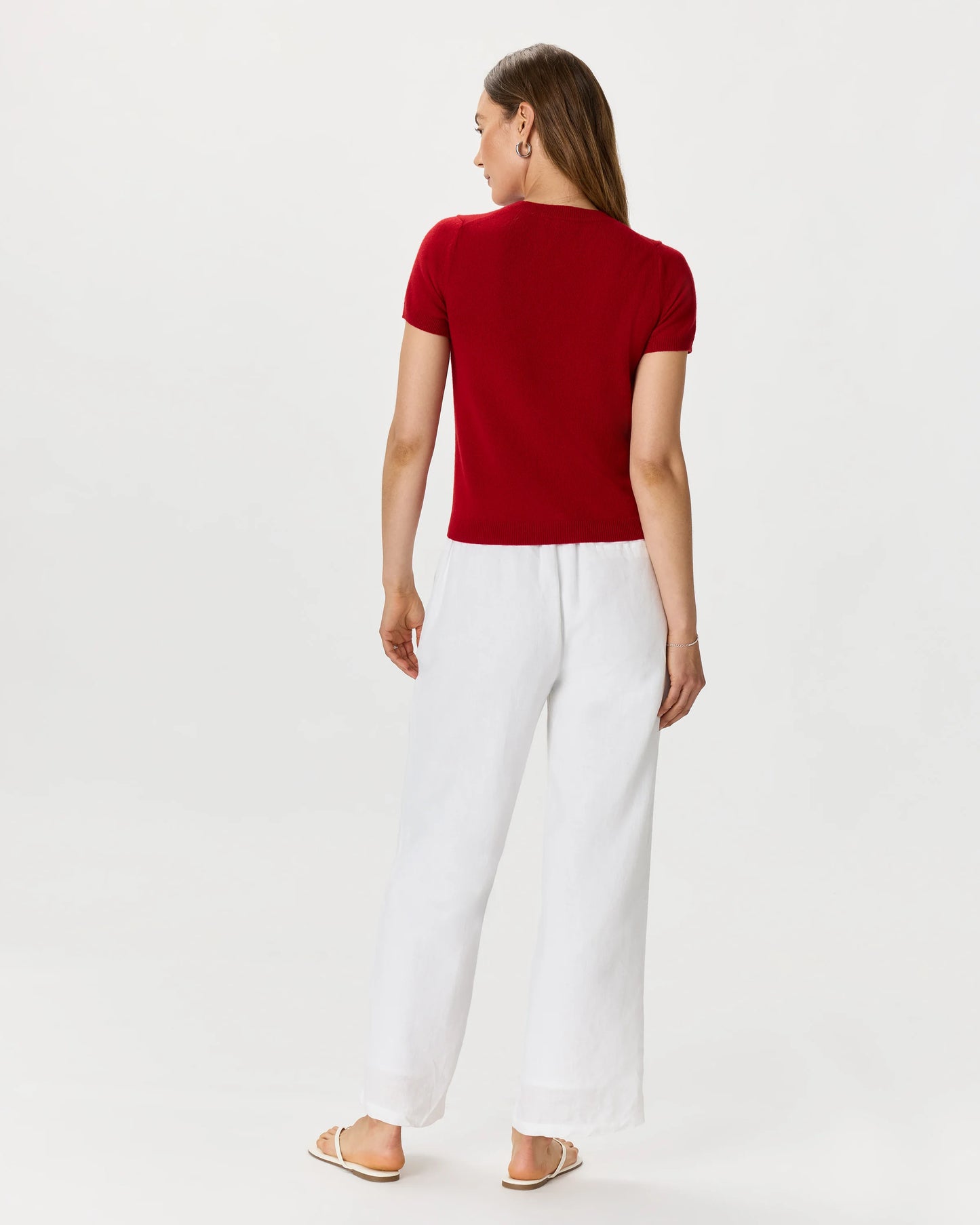 Mongolian Cashmere Tee - XS / Pale Custard Yellow