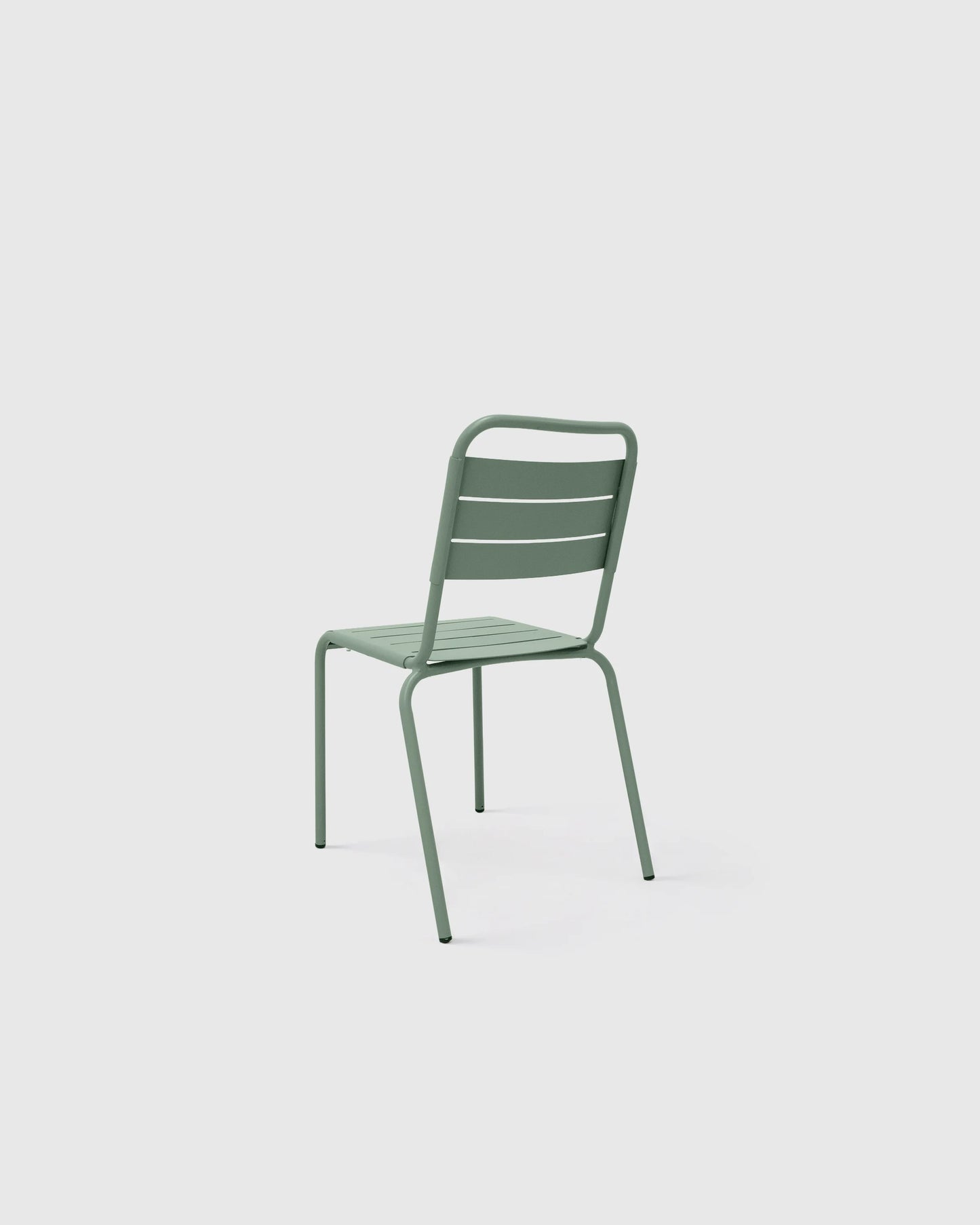 Powder-Coated Aluminum Outdoor Dining Set - One Size / Sage Green