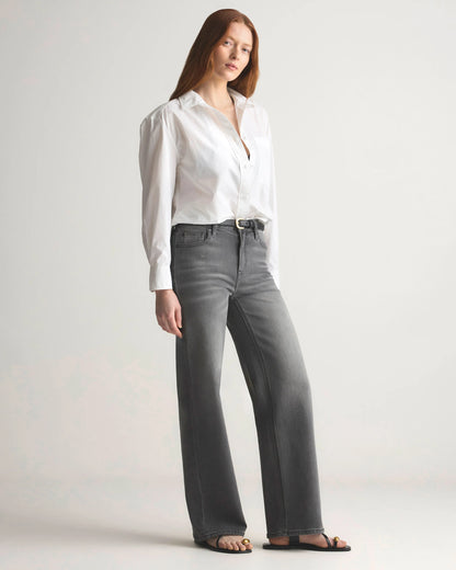Bella Stretch Relaxed Straight Jeans - 24 / Atlantic Blue