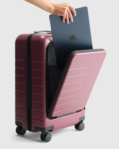Front Pocket Carry-On Suitcase - One Size / Lavender
