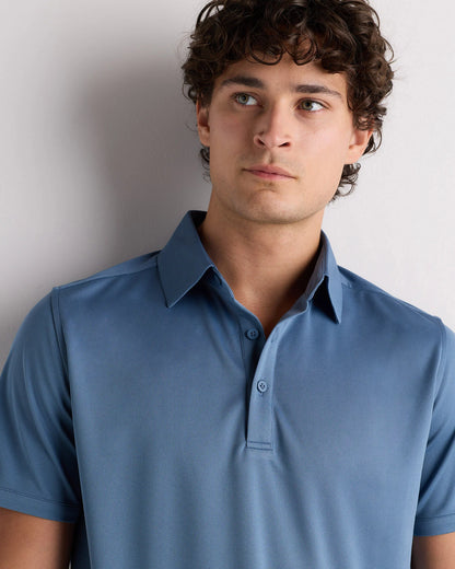 Commuter Stretch Pique Polo - S / Dark Coal