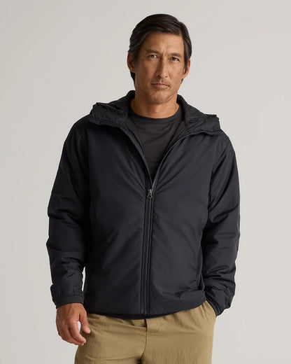 Hybrid Insulated Lightweight Hooded Jacket - S / Black