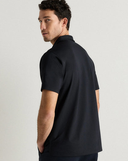 Performance Mesh Golf Polo - S / Navy