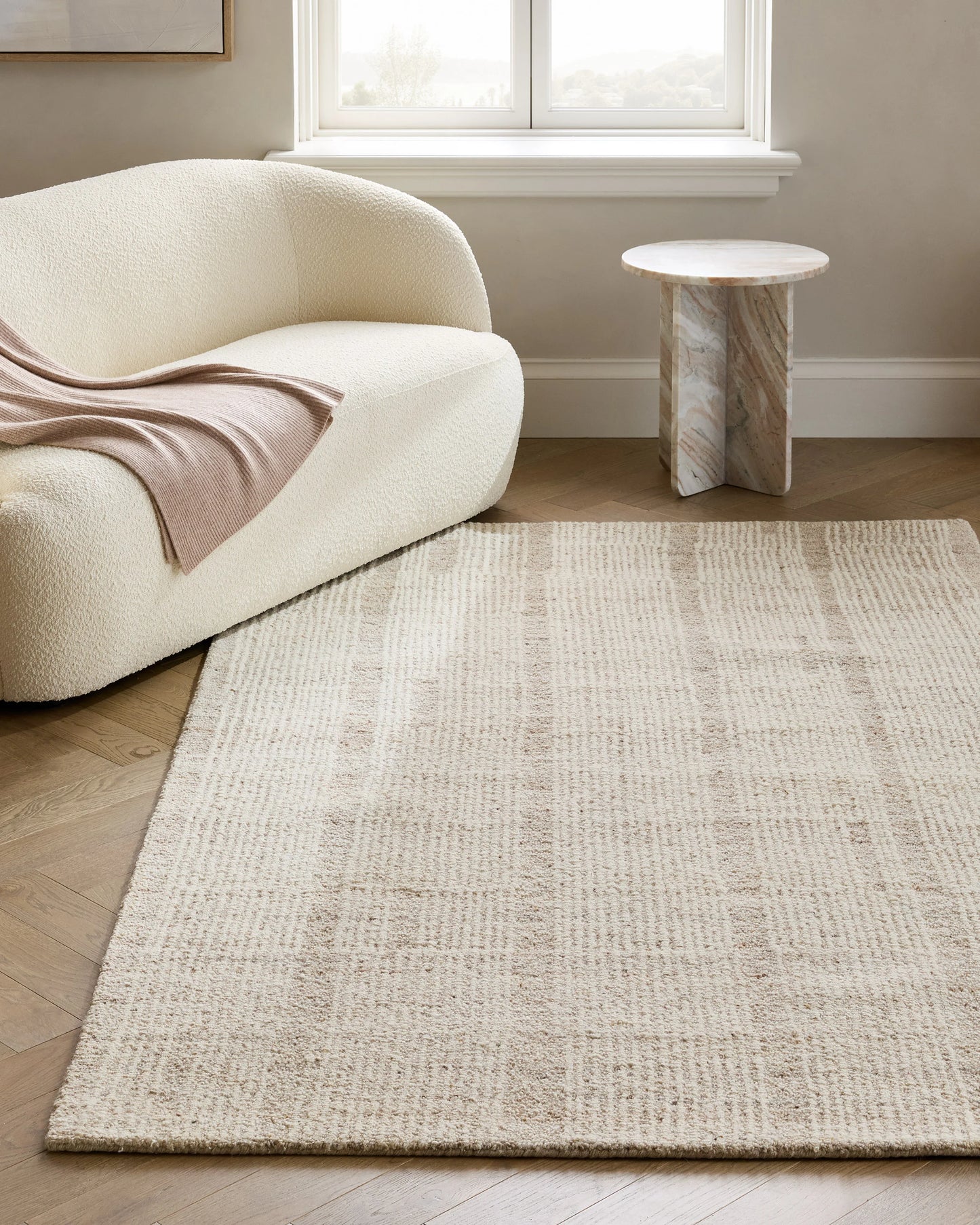 Oliver Wool Rug - 5' x 8' / Oatmeal