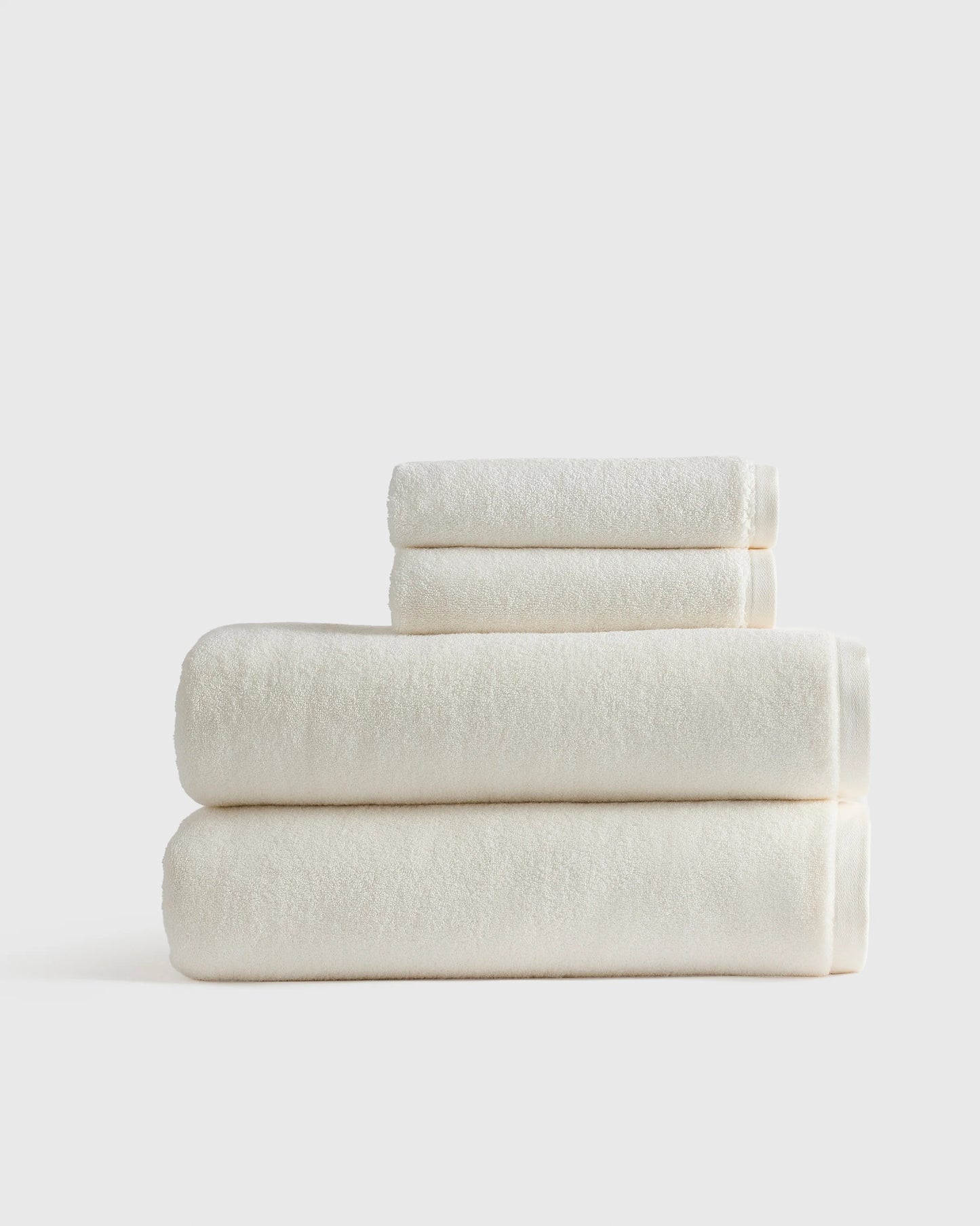 Plush Organic Turkish Cotton Bath Sheet Bundle (4 pieces) - One Size / White