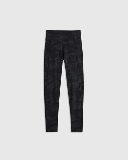 Girls Ultra-Form Pocket Leggings - 6 / Black Camo