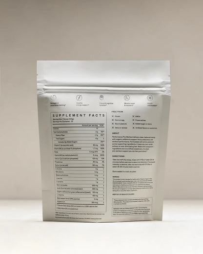 Performance Pre-Workout - 30 Servings / Strawberry Lemonade
