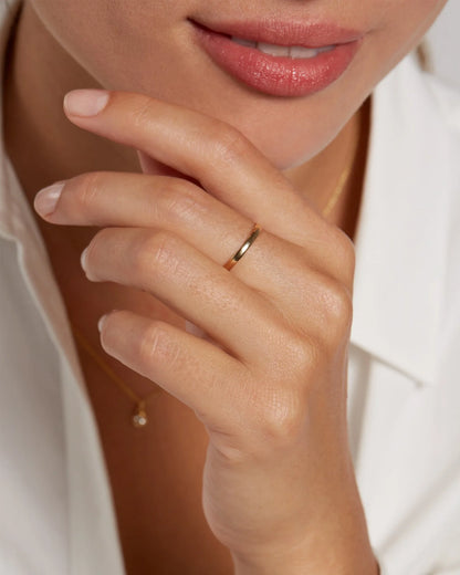 14k Gold Classic Band - 4 / Yellow Gold
