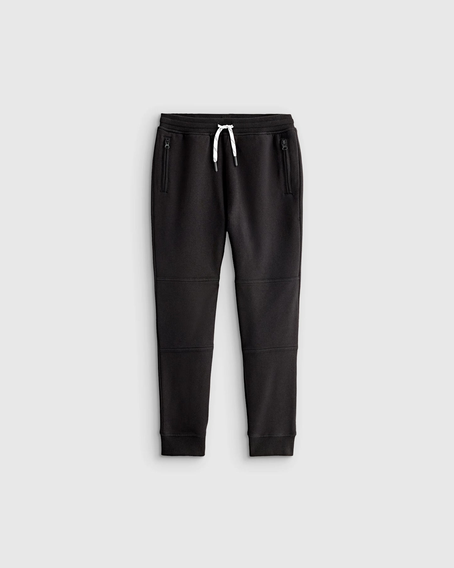 Organic Cotton French Terry Reinforced Knee Slim Jogger - 6 / Navy