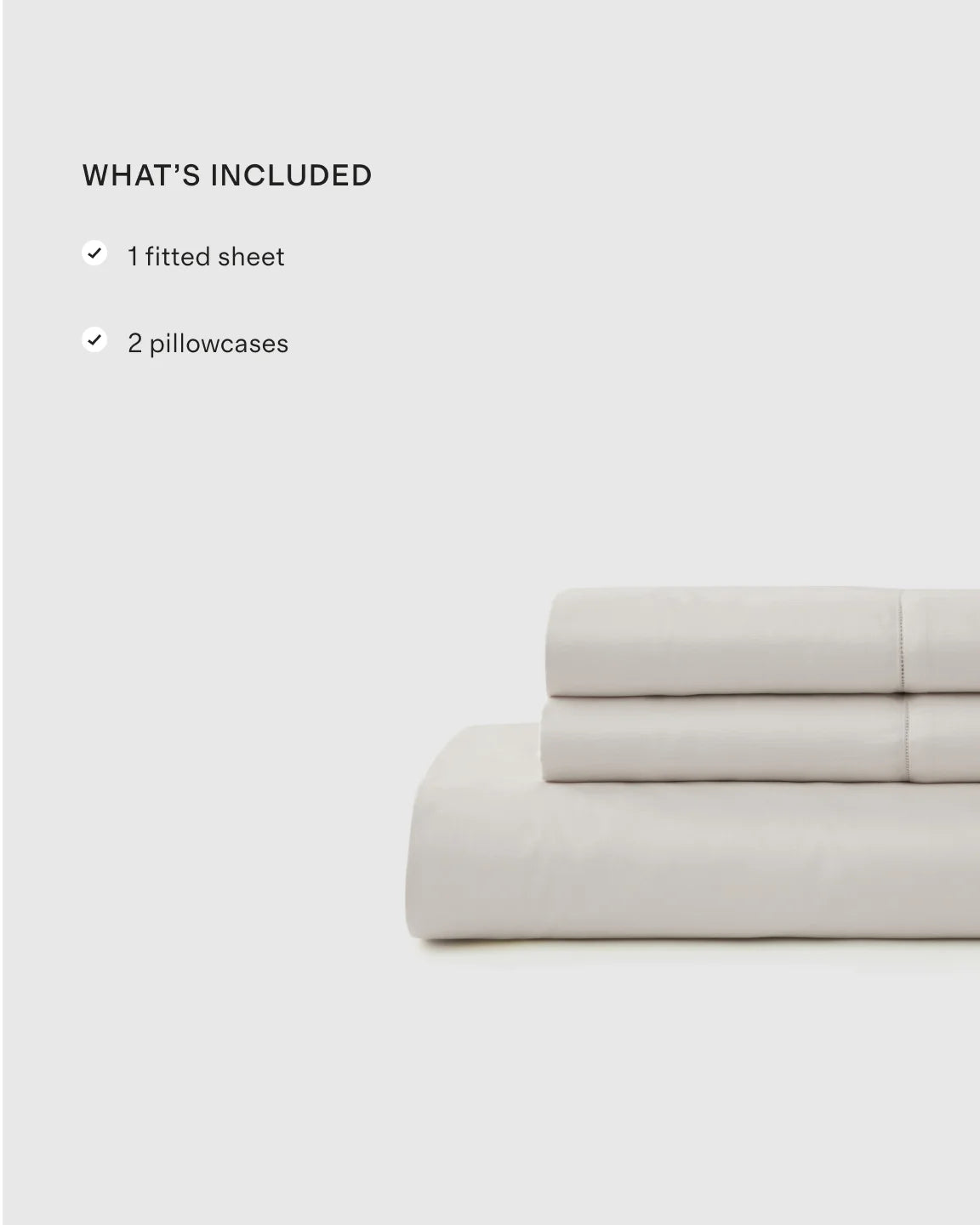 Signature Giza Cotton Sateen Embroidered Fitted Sheet Set - Twin / White/Dried Sage