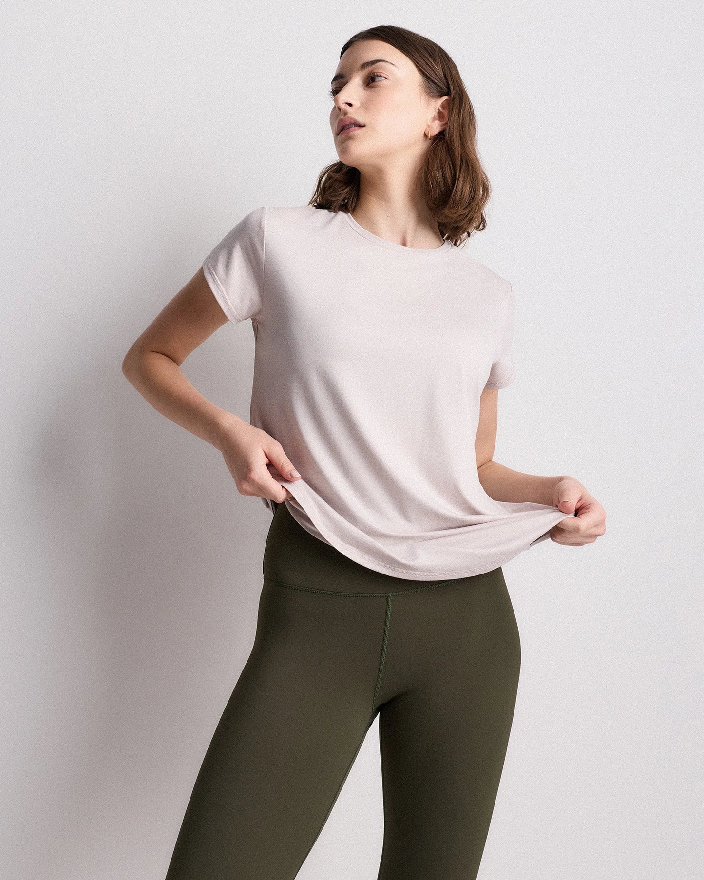 Flowknit Breeze Tee - XS / Heather Green