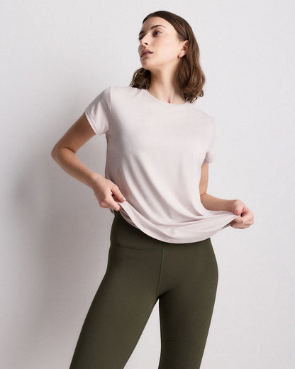 Flowknit Breeze Tee - XS / Heather Green