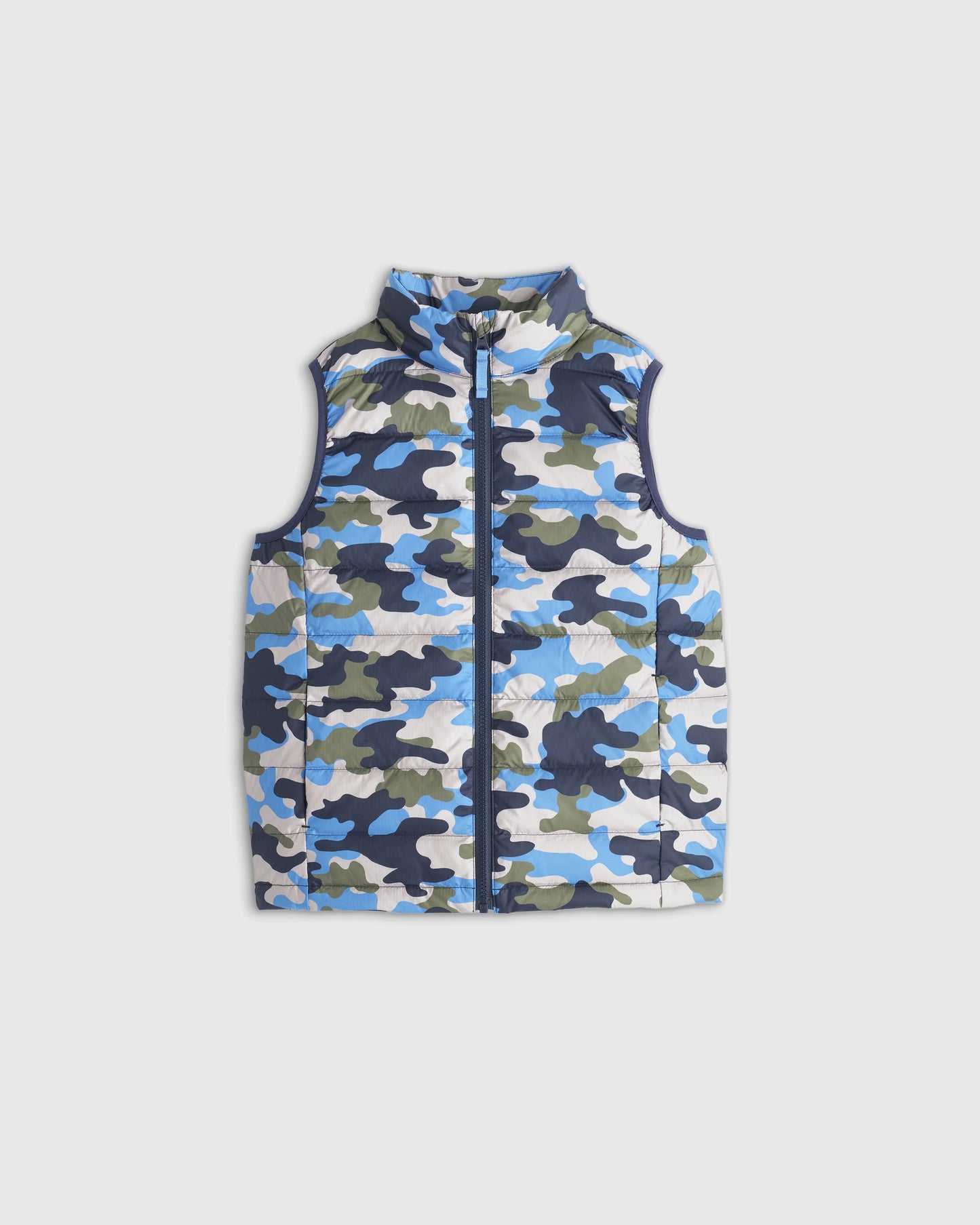 Lightweight Down Puffer Vest - 2T / Blue Camo