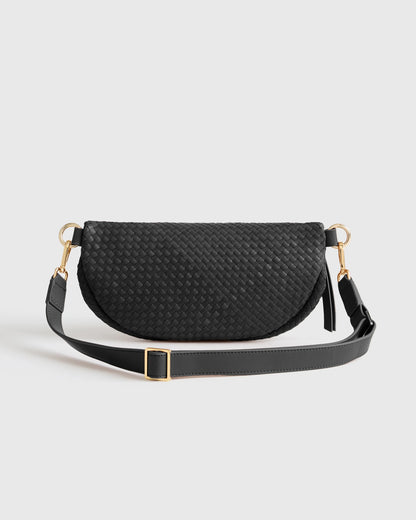 Sloane Handwoven Sling Bag - One Size / Taupe