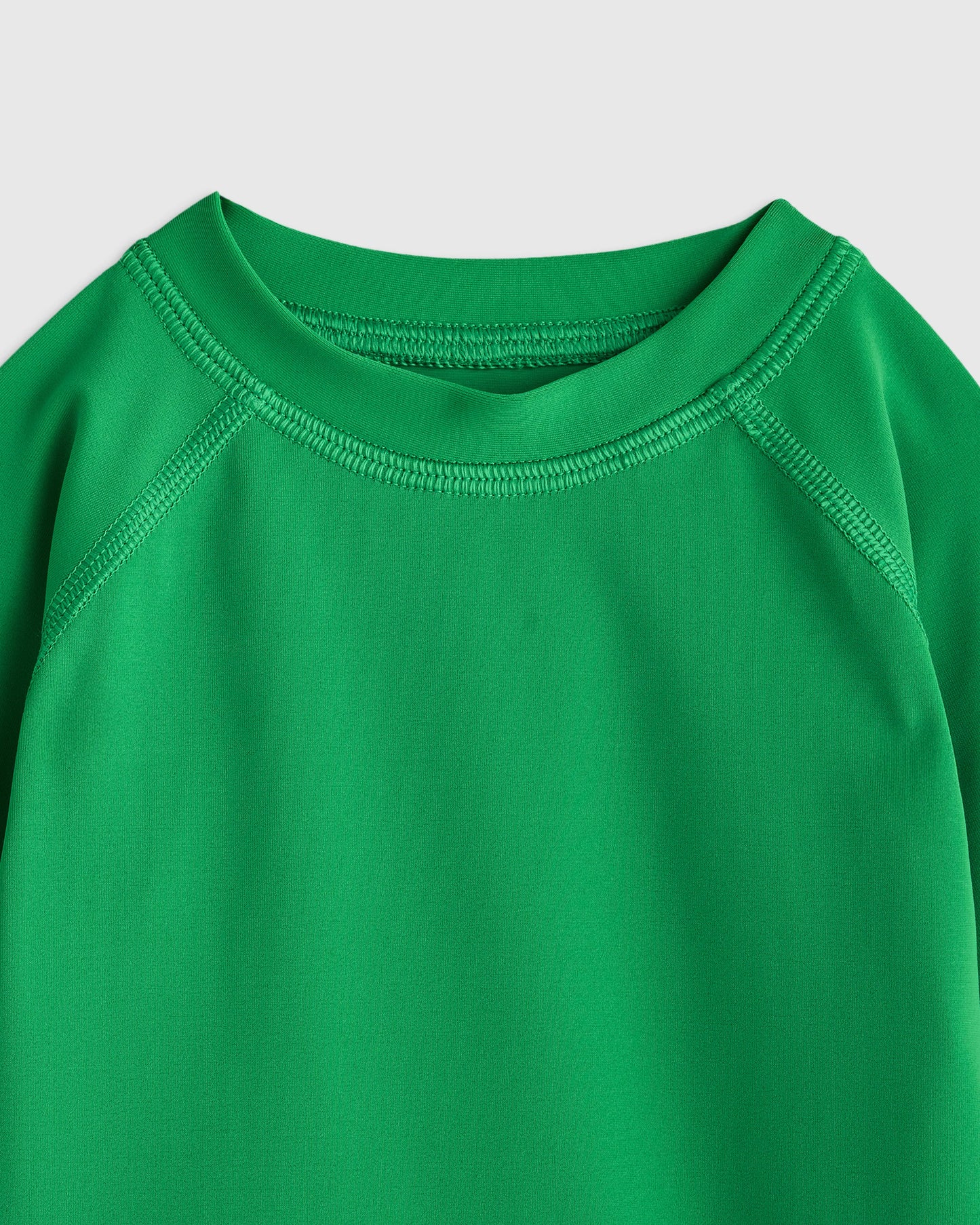 Long Sleeve Raglan Rash Guard - 6-9M / Island Aqua