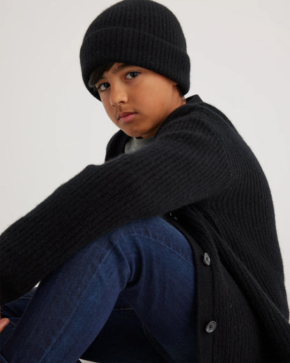 Washable Cashmere Oversized Fisherman Cardigan - 10 / Oatmeal