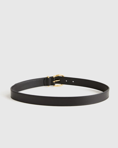 Allegra European Leather Belt - XS / Saddle