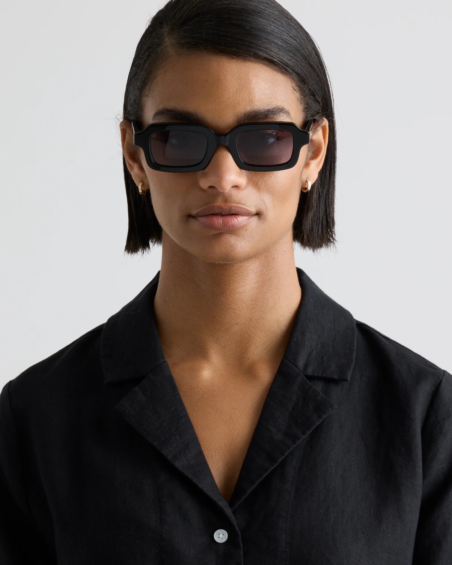 Fiji Polarized Acetate Sunglasses - Standard / Clear Spice with Deep Rose lens