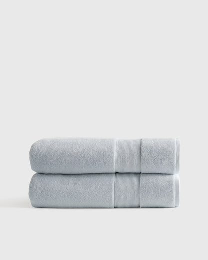 Classic Organic Turkish Cotton Bath Sheet (Set of 2) - One Size / White