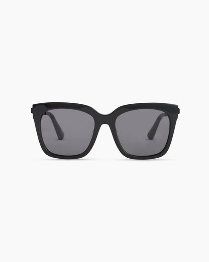 Luca Polarized Acetate Sunglasses - One Size / Black with Grey lens