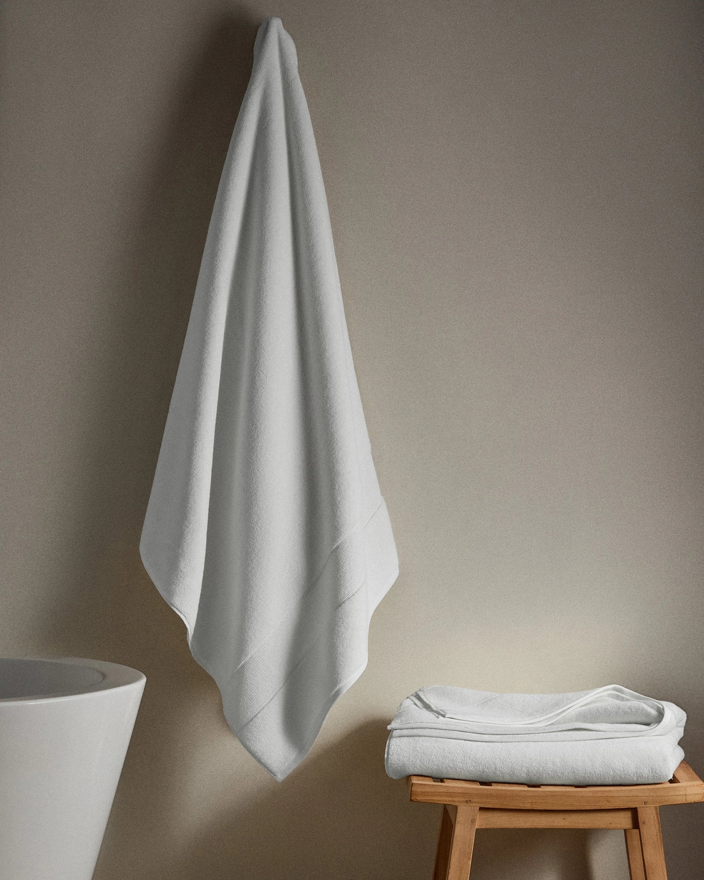 Classic Organic Turkish Cotton Bath Sheet (Set of 2) - One Size / White
