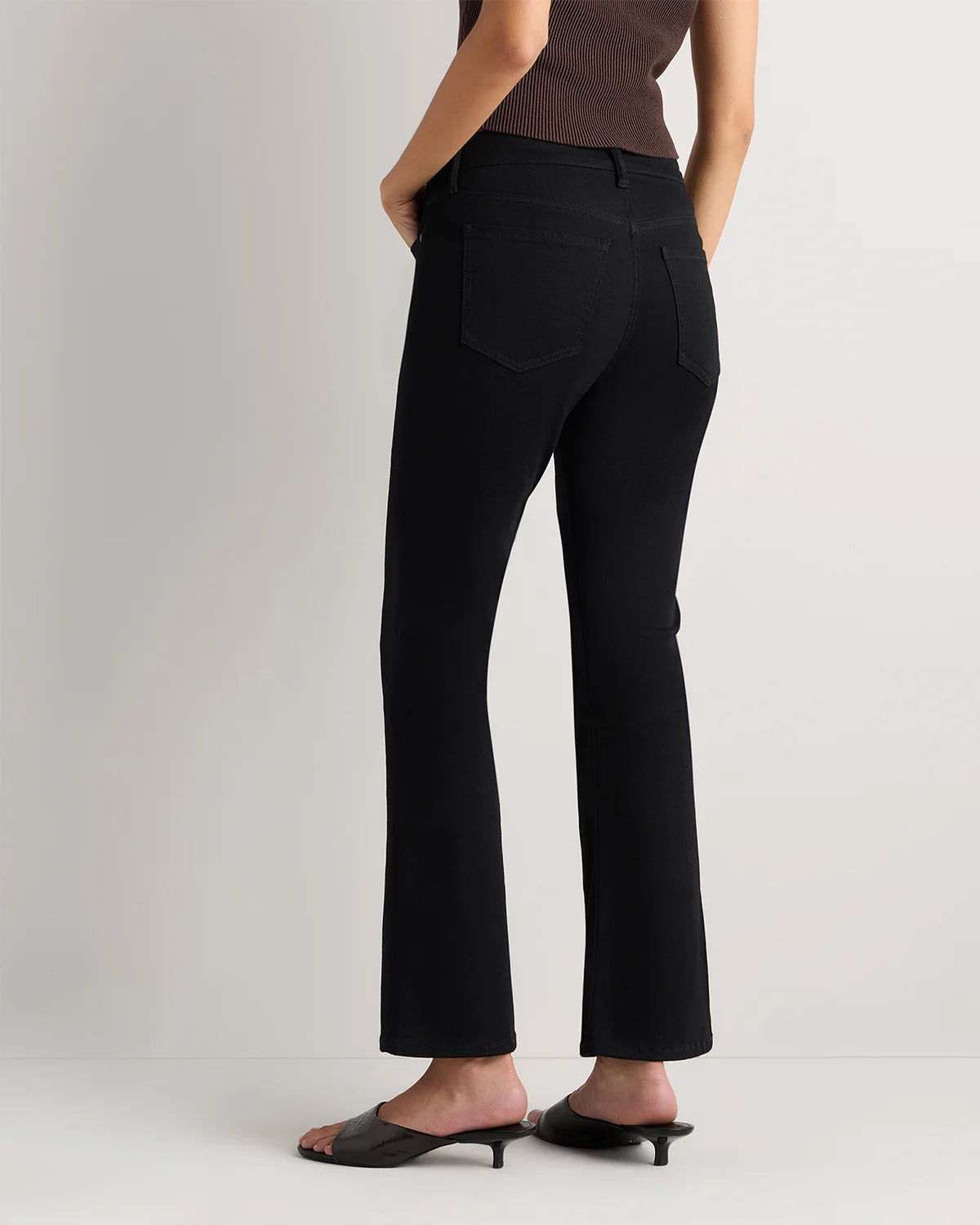 Luna Stretch Flare Jeans - 24 / Black