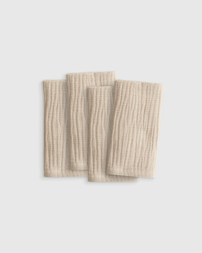 Organic Cotton Gauze Napkins - One Size / Chocolate