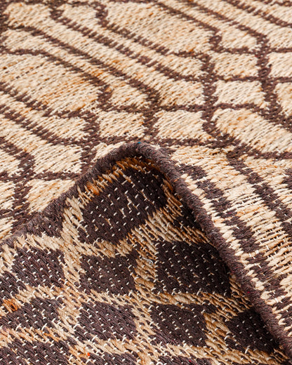 Birch Handwoven Jute-Blend Rug - 5' x 8' / Brown