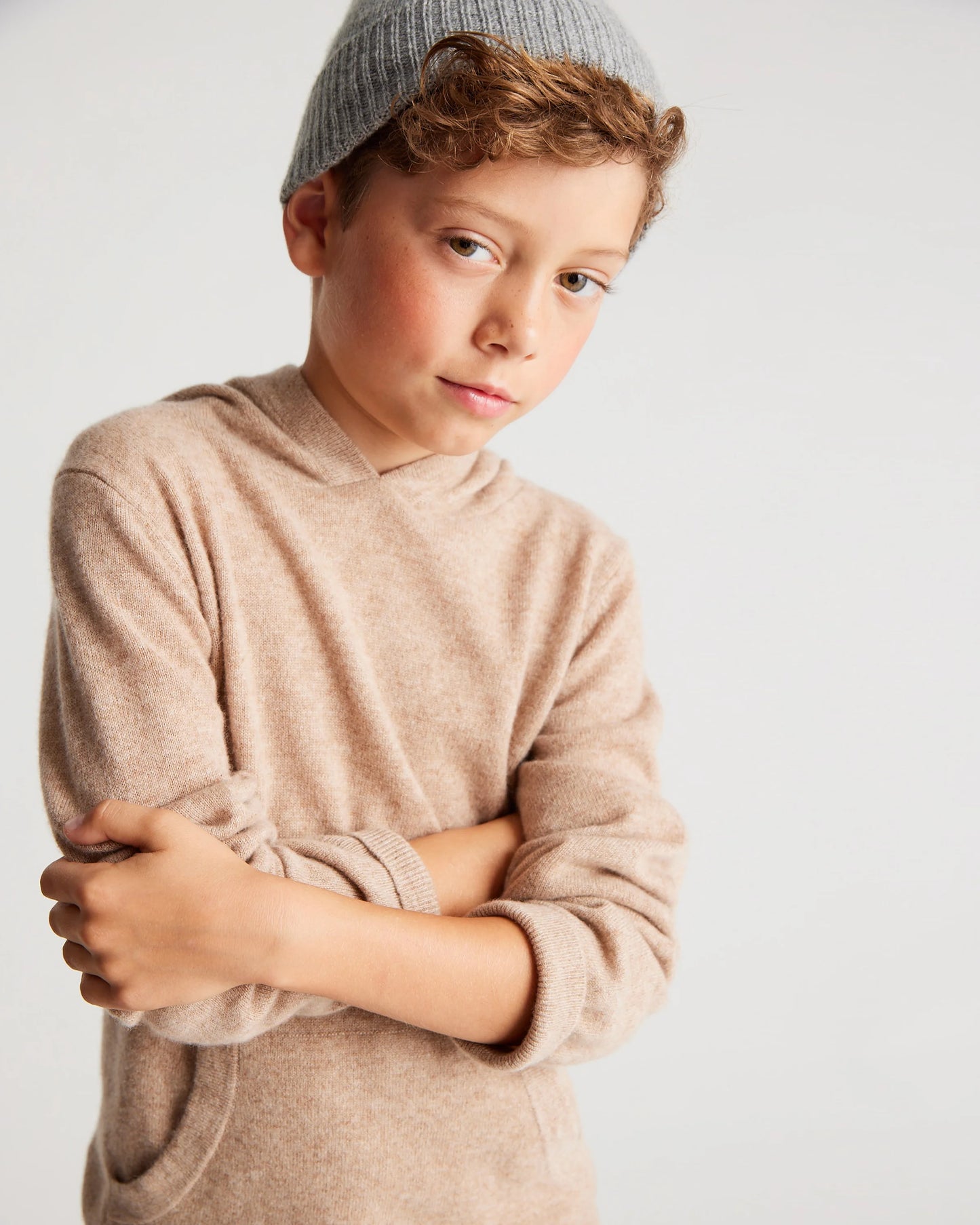 Washable Cashmere Hoodie - 6 / Oatmeal
