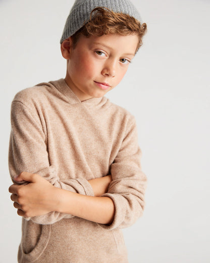 Washable Cashmere Hoodie - 6 / Oatmeal