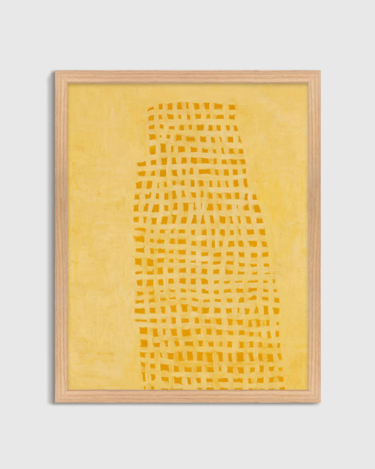 Gold Tower by Stephanie Dennis - 21.25"x26.25" / Oak