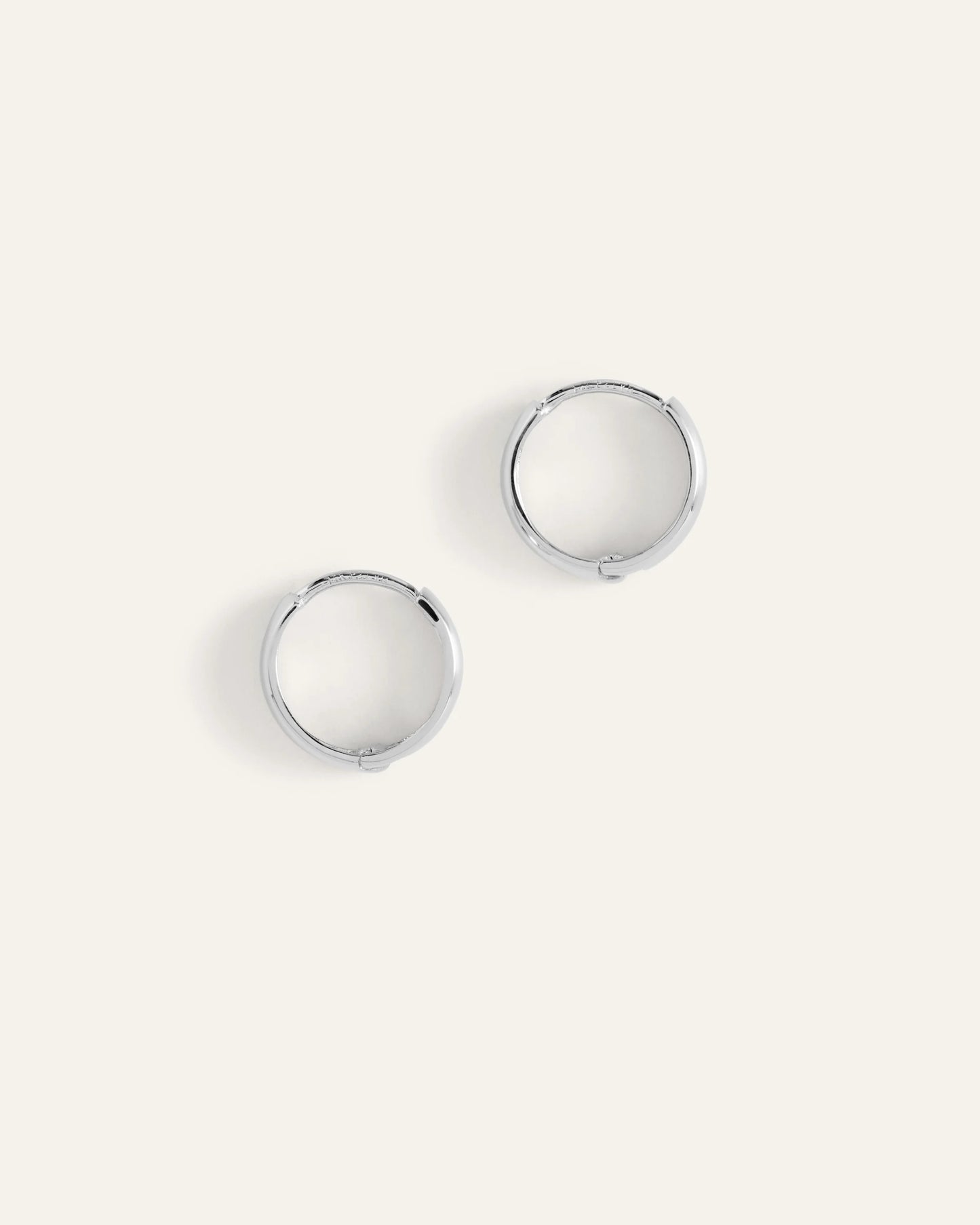 14K Gold Bold Hoops - One Size / Yellow Gold