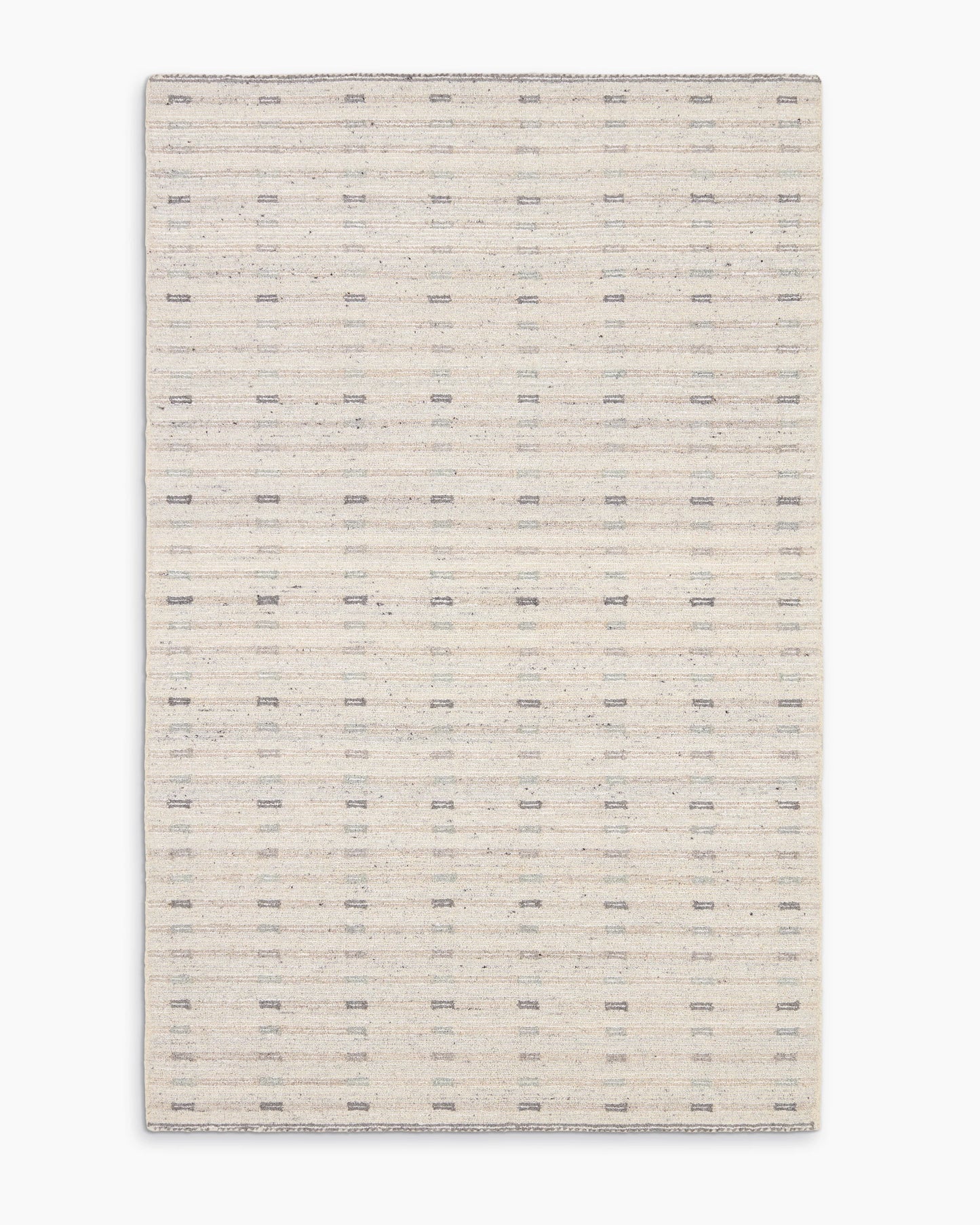 Noa Wool Rug - 5' x 8' / Light Grey