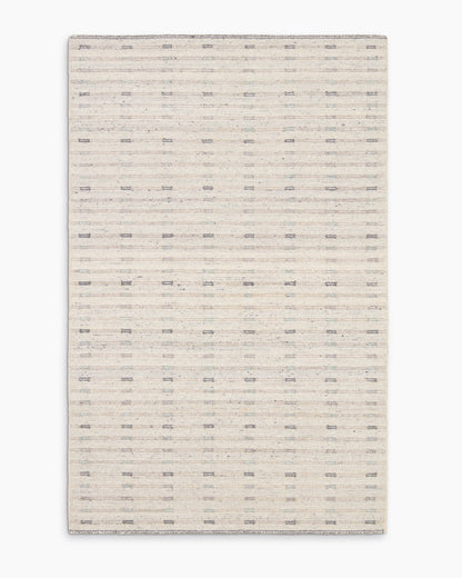 Noa Wool Rug - 5' x 8' / Light Grey