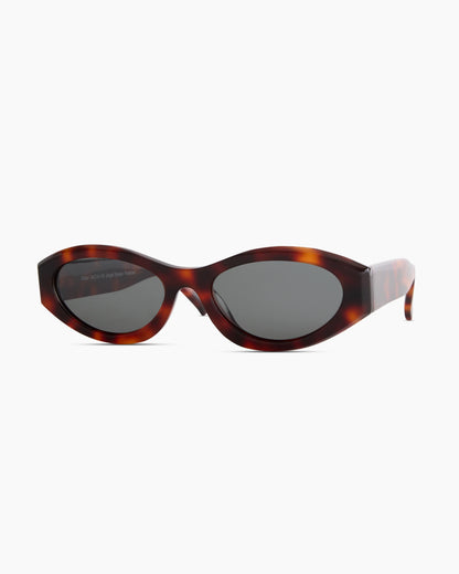 Milan Polarized Acetate Sunglasses - One Size / Black with Grey lens