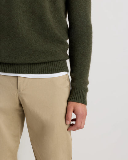 100% Yak Wool Crewneck Sweater - XS / Starry Night Navy